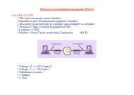 Physical Layer Interface Standards (PSTN) â¢ EIA RS-232-C/D The ...