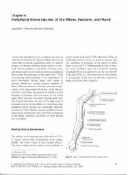 Peripheral Nerve Injuries of the Elbow, Forearm, and Hand - Medical ...
