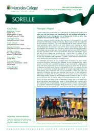 Sorelle Week 2 Term Three - Mercedes College