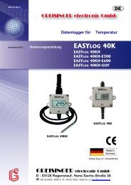 EASYLOG 40K - Greisinger