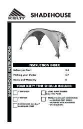 Pitching Instructions - Kelty