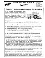 Pavement Management Systems: An Overview - Local Highway ...