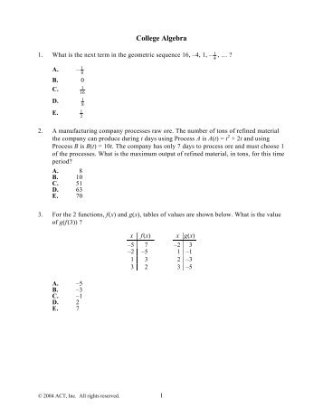 College Algebra (pdf)