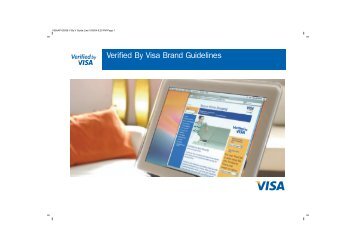 Verified By Visa Brand Guidelines - Visa Asia Pacific