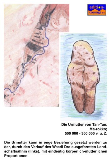 Die Urmutter von Tan-Tan, Ma-rokko; 500 000 - 300 000 v. u. Z. Die ...