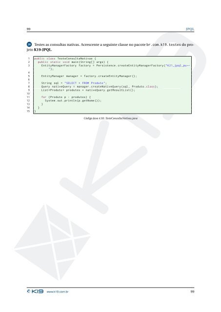 PersistÃªncia com JPA2 e Hibernate - Inpi