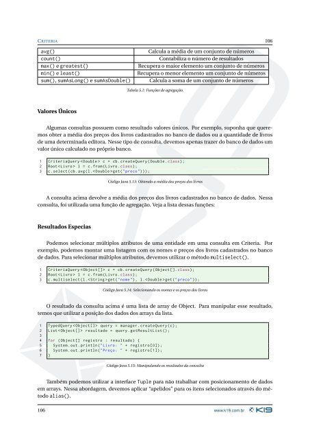 PersistÃªncia com JPA2 e Hibernate - Inpi