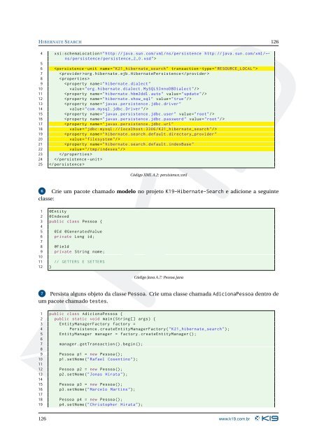 PersistÃªncia com JPA2 e Hibernate - Inpi