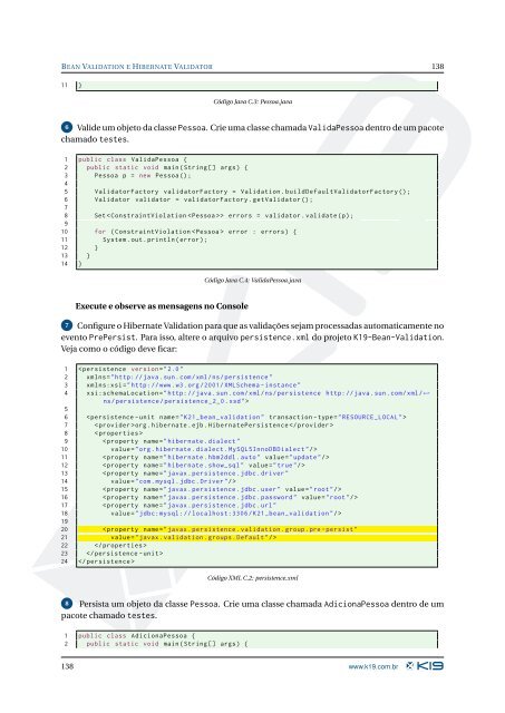 PersistÃªncia com JPA2 e Hibernate - Inpi