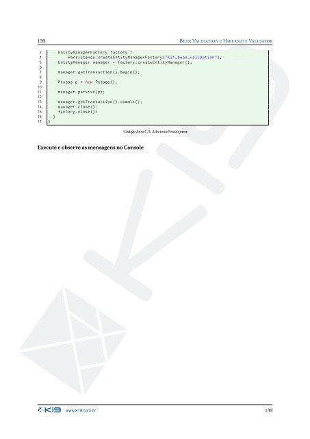 PersistÃªncia com JPA2 e Hibernate - Inpi