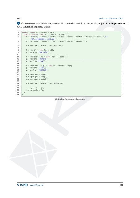 PersistÃªncia com JPA2 e Hibernate - Inpi