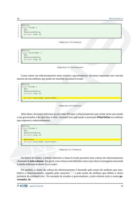 PersistÃªncia com JPA2 e Hibernate - Inpi