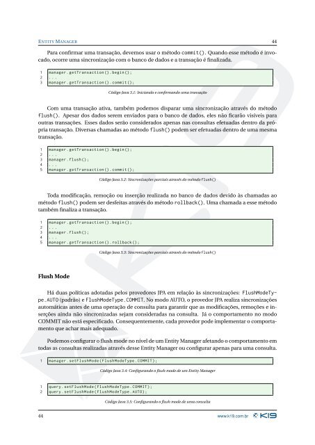 PersistÃªncia com JPA2 e Hibernate - Inpi