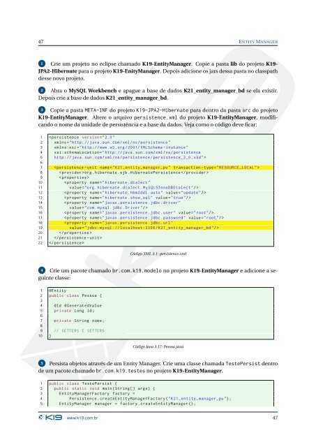 PersistÃªncia com JPA2 e Hibernate - Inpi