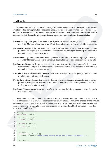 PersistÃªncia com JPA2 e Hibernate - Inpi