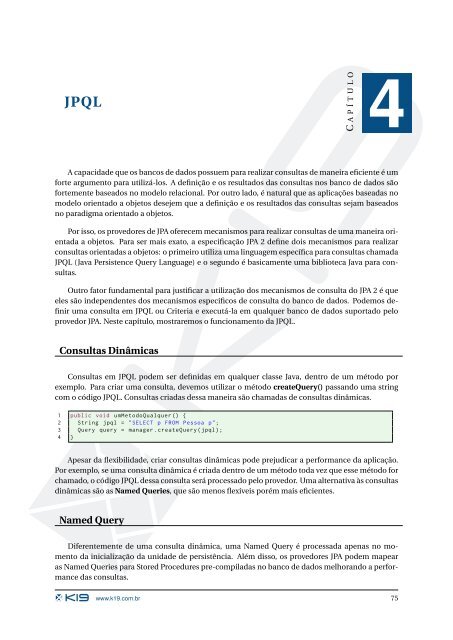 PersistÃªncia com JPA2 e Hibernate - Inpi