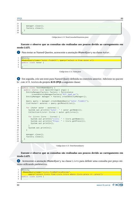 PersistÃªncia com JPA2 e Hibernate - Inpi