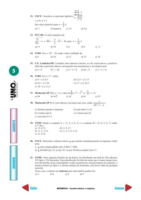 MATEMÃTICA