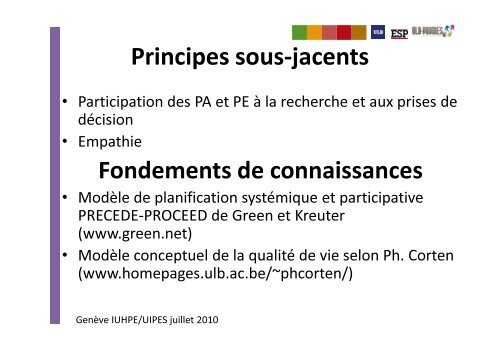 La qualitÃ© de vie en maison de repos : une recherche-action - Iuhpe ...