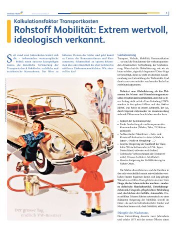 Rohstoff Mobilität: Extrem wertvoll, ideologisch ... - Lahor Jakrlin