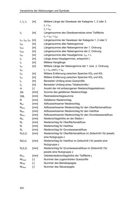 Ein hydrologisches Modell für tidebeeinflusste Flussgebiete