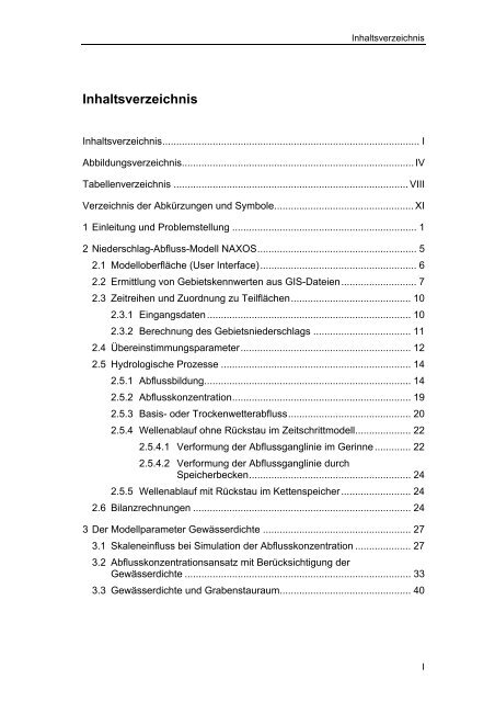 Ein hydrologisches Modell für tidebeeinflusste Flussgebiete