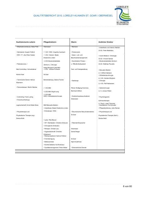 QualitÃƒÂ¤tsbericht 2010 - BKK Klinikfinder / Startseite