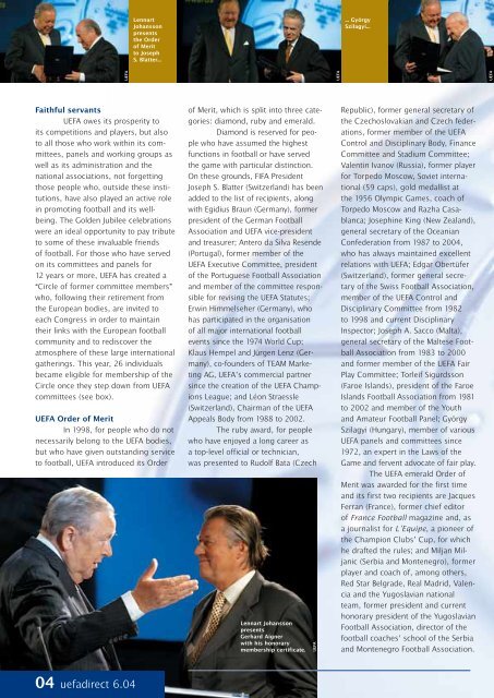 Golden Jubilee celebrations in Cyprus 03 XXVIII UEFA Congress 06 ...