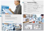 Konstruktion Kabelbaumfertigung - WTK-Elektronik GmbH