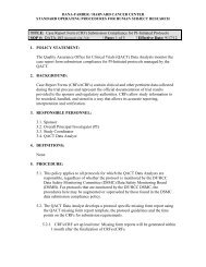 DATA-103 (formerly QA-706): Case Report Form (CRF)