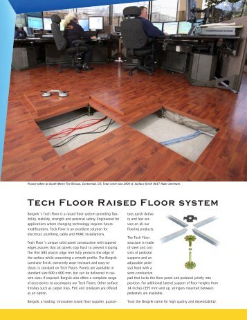 produktblad Tech floor - Bergvik Flooring