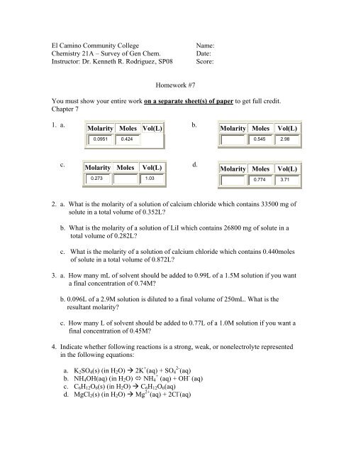 Homework 7