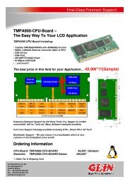 TMPA900-CPU-Board – The Easy Way To Your LCD ... - Glyn