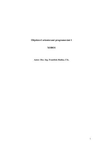 XOBO1 - UÃ„ÂebnÃƒÂ­ text ve formÃƒÂ¡tu .pdf