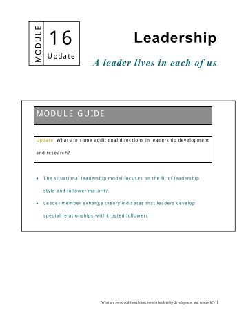 hersey-blanchard situational leadership model - learningdomain