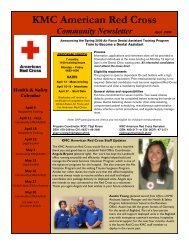 Community Newsletter - KMC Red Cross - American Red Cross