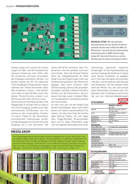 M1ViNL - REICHMANN AudioSysteme