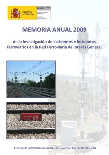 Informe anual del aÃ±o 2009 - Ministerio de Fomento