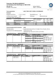 Gutachten 366-0054-04-MURD/N11 zur Erteilung eines ... - e-pneu.cz