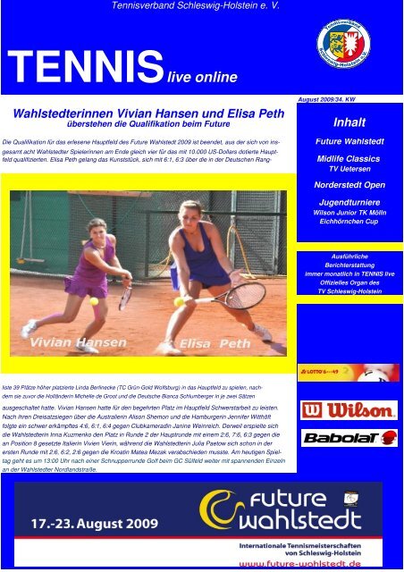 "Eichhörnchen" waren wieder erfolgreich am Werk - Tennisverband ...