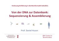 Von der DNA zur Datenbank: Sequenzierung & Assemblierung