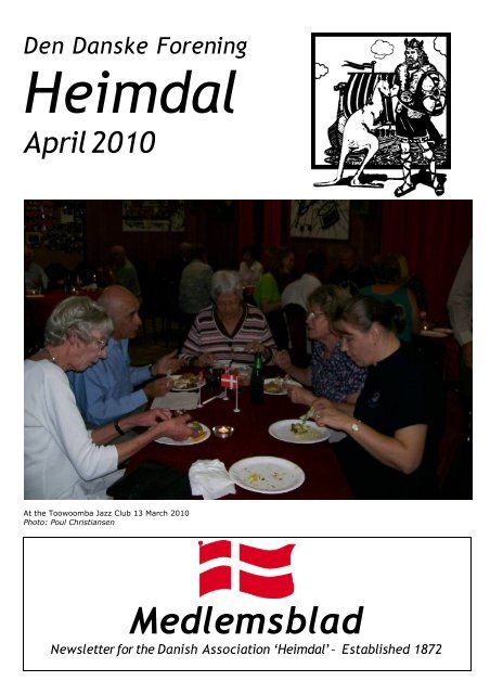 Medlemsblad - The Danish Club in Brisbane, Australia