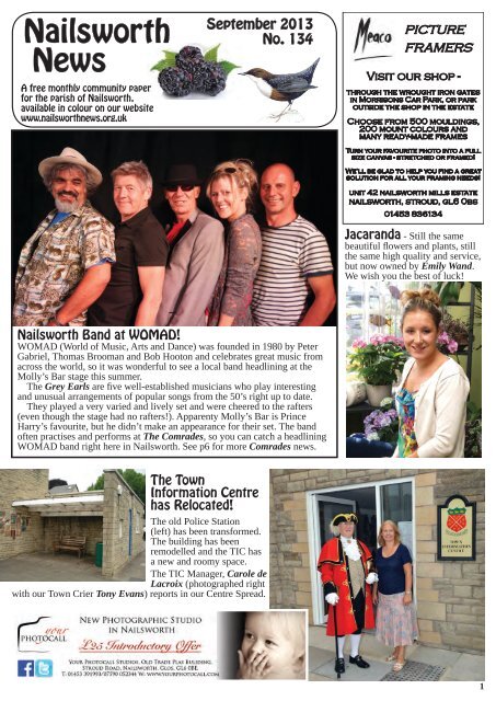Issue 134 Sept 2013 - Nailsworth News