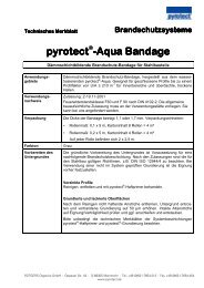 pyrotect -Aqua Bandage - RÃTGERS Organics GmbH