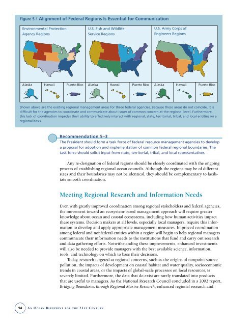 U.S. Commission on Ocean Policy - Joint Ocean Commission Initiative