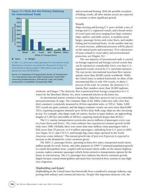 U.S. Commission on Ocean Policy - Joint Ocean Commission Initiative