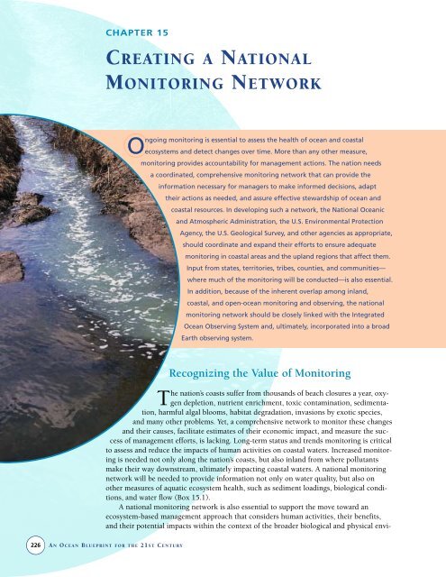 U.S. Commission on Ocean Policy - Joint Ocean Commission Initiative