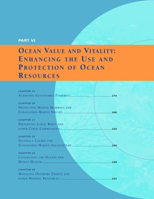 U.S. Commission on Ocean Policy - Joint Ocean Commission Initiative