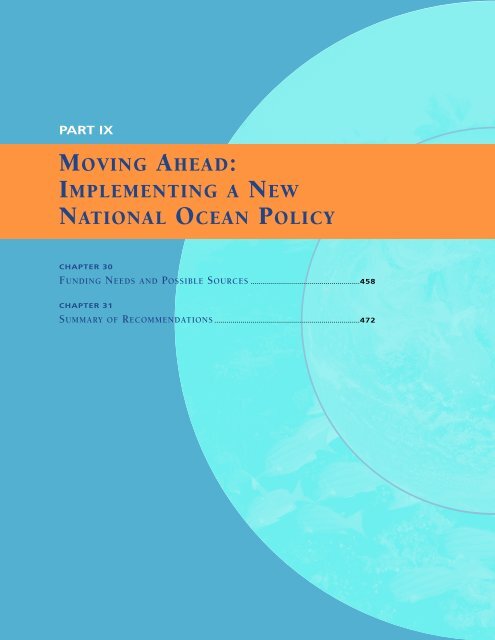 U.S. Commission on Ocean Policy - Joint Ocean Commission Initiative