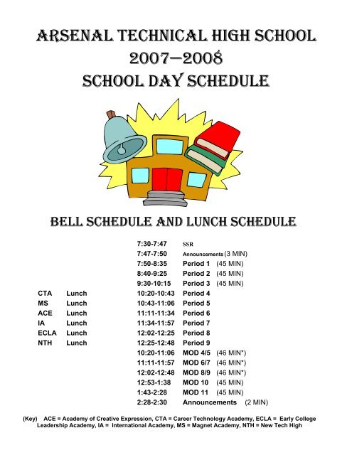 Arsenal Technical High School Student / Parent Information Guide